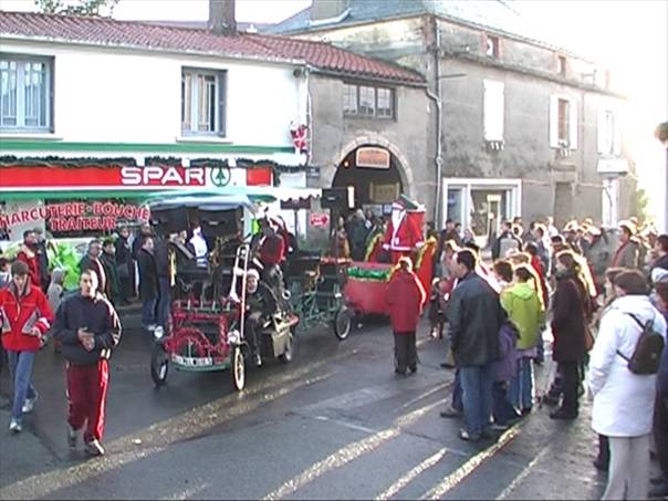 La Rosalie en musique tire le traineau du Père Noël