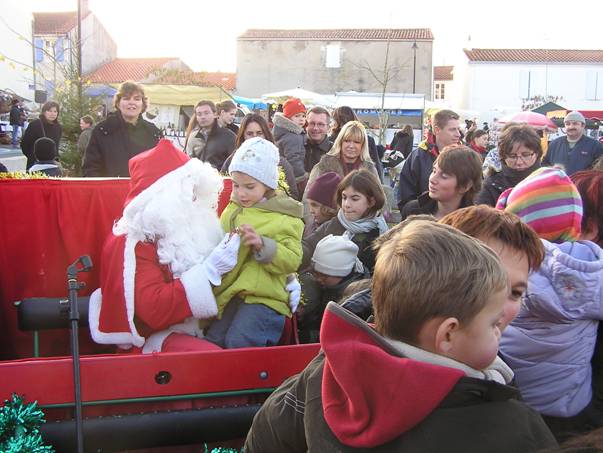 La Rosalie en musique tire le traineau du Père Noël